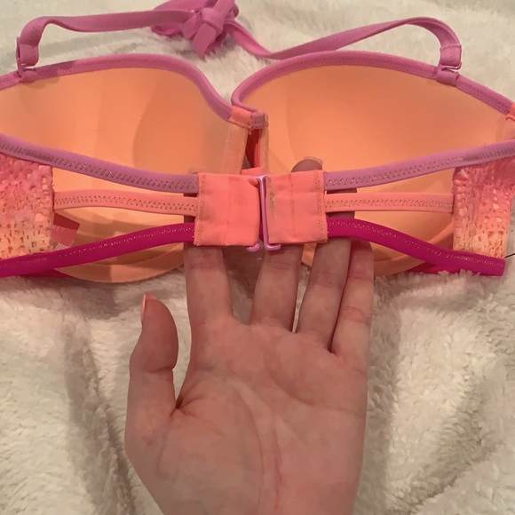 NWOT-Victoria’s Secret ombré halter tie bikini top - Picture 10 of 15